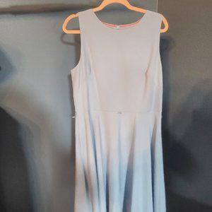 Sleeveless Pastel Blue Midi Dress with Zipper from Vince Camuto